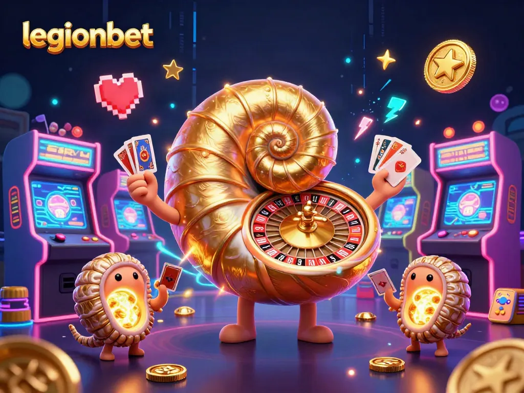Spin with excitement at legionbet, featuring vibrant games and a lively casino atmosphere.
