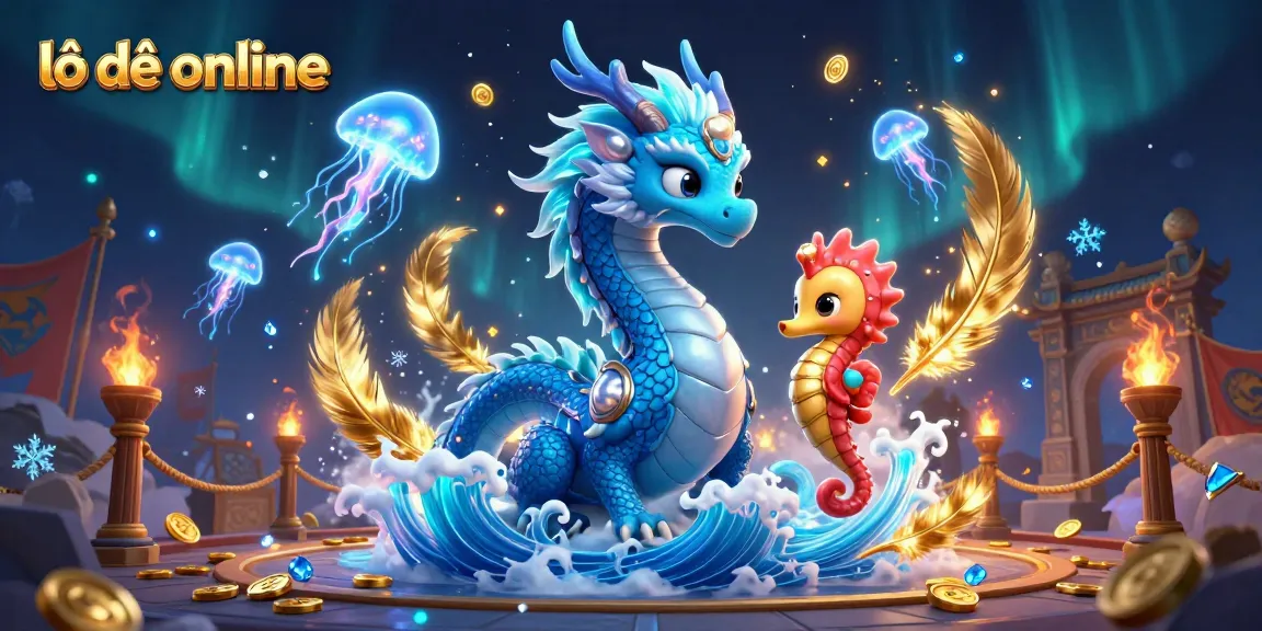 Experience lô đề online with the dragon and seahorse knight in an exciting betting arena.