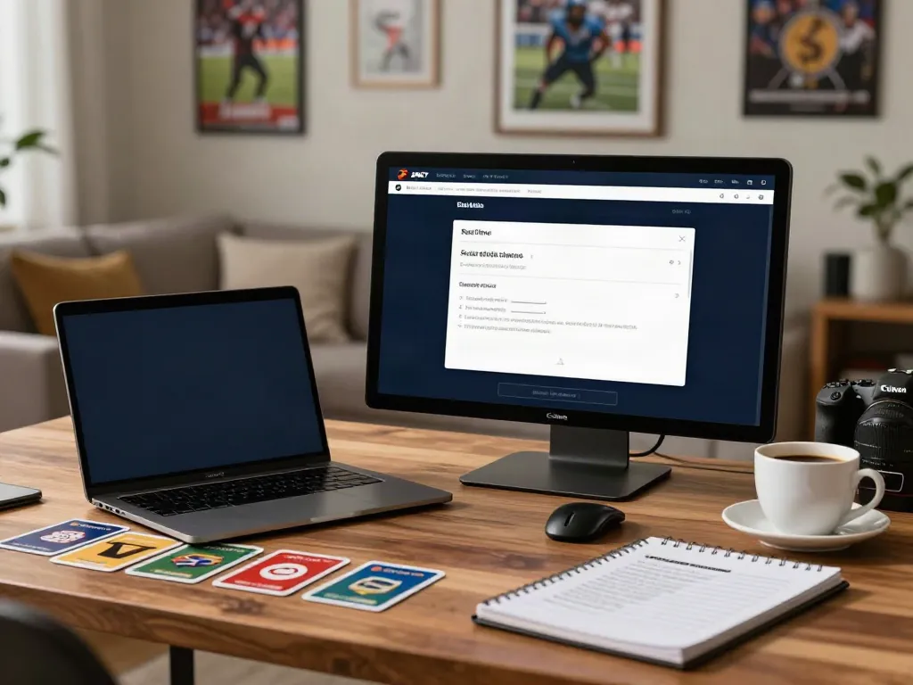 Engaging online betting experience with ZBET platform on laptop and smartphone nearby.