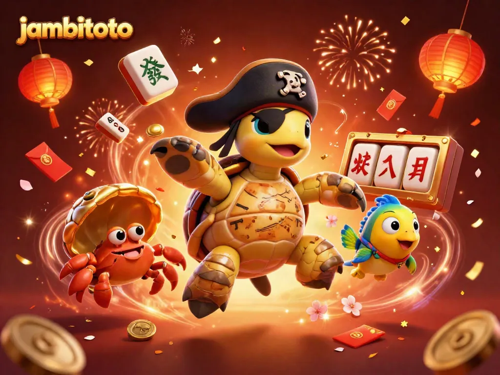 Experience thrilling slots bounty with jambitoto's lively pirate turtle adventure.