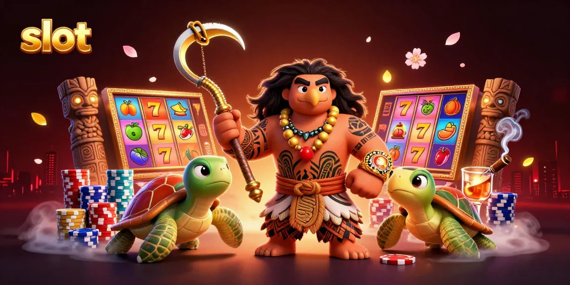 Experience high-stakes slot gaming with vibrant reels and characters in a thrilling casino scene.
