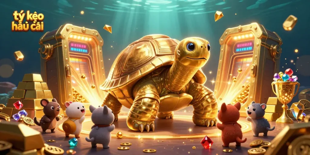 Engage with tỷ lệ kèo nhà cái in a vibrant casino scene showcasing dynamic odds and festive elements.