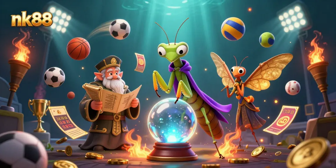 Engage in nk88's thrilling betting realm with dynamic sports and mystical fortune telling elements.