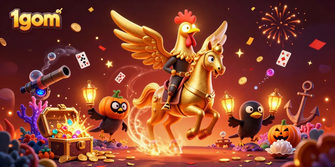 Experience thrilling gameplay at 1gom with dynamic casino elements and vibrant characters.