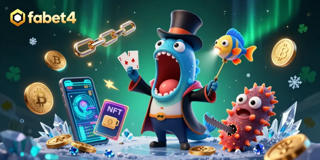 Win big with fabet4's exciting card tricks performed by unique sea creatures